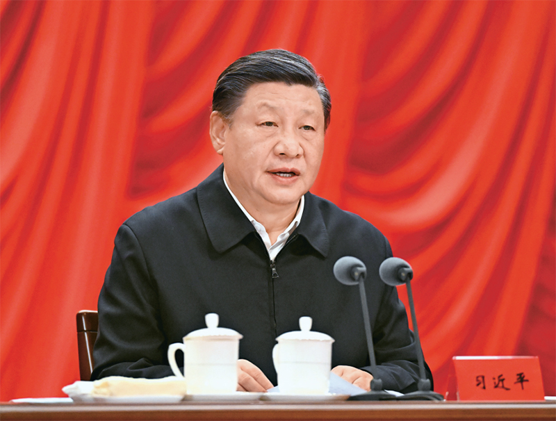 2023年2月7日,新進中央委員會的委員、候補委員和省部級主要領導干部學習貫徹習近平新時代中國特色社會主義思想和黨的二十大精神研討班在中央黨校(國家行政學院)開班。中共中央總書記、國家主席、中央軍委主席習近平在開班式上發(fā)表重要講話。 新華社記者 李學仁/攝